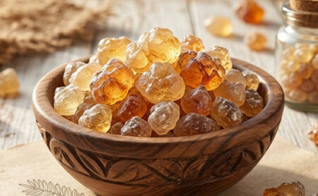 Gum Arabic in a bowl