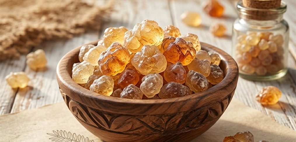 Gum Arabic in a bowl