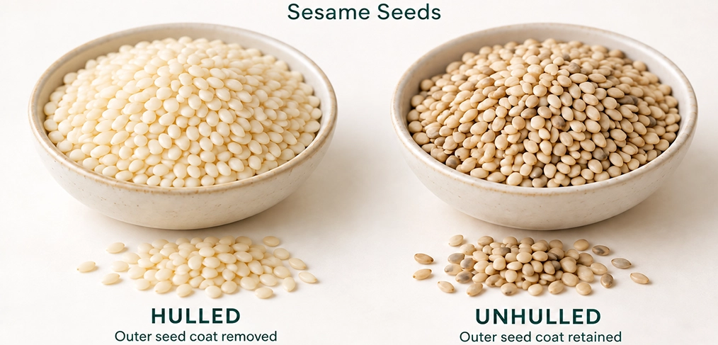 Hulled Vs Unhulled Sesame Seed